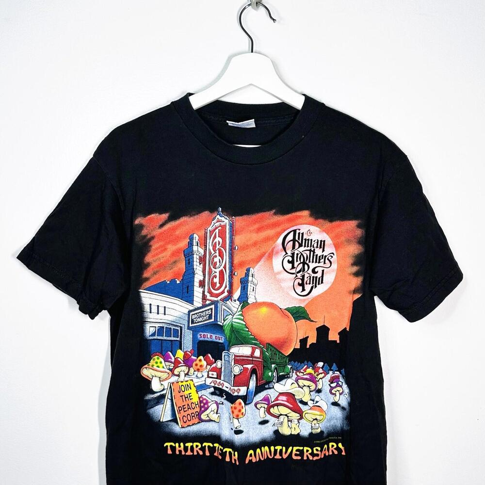 Allman Brothers Band Vintage 90’s Rock Tour T-shirt concert 1998 sz Medium